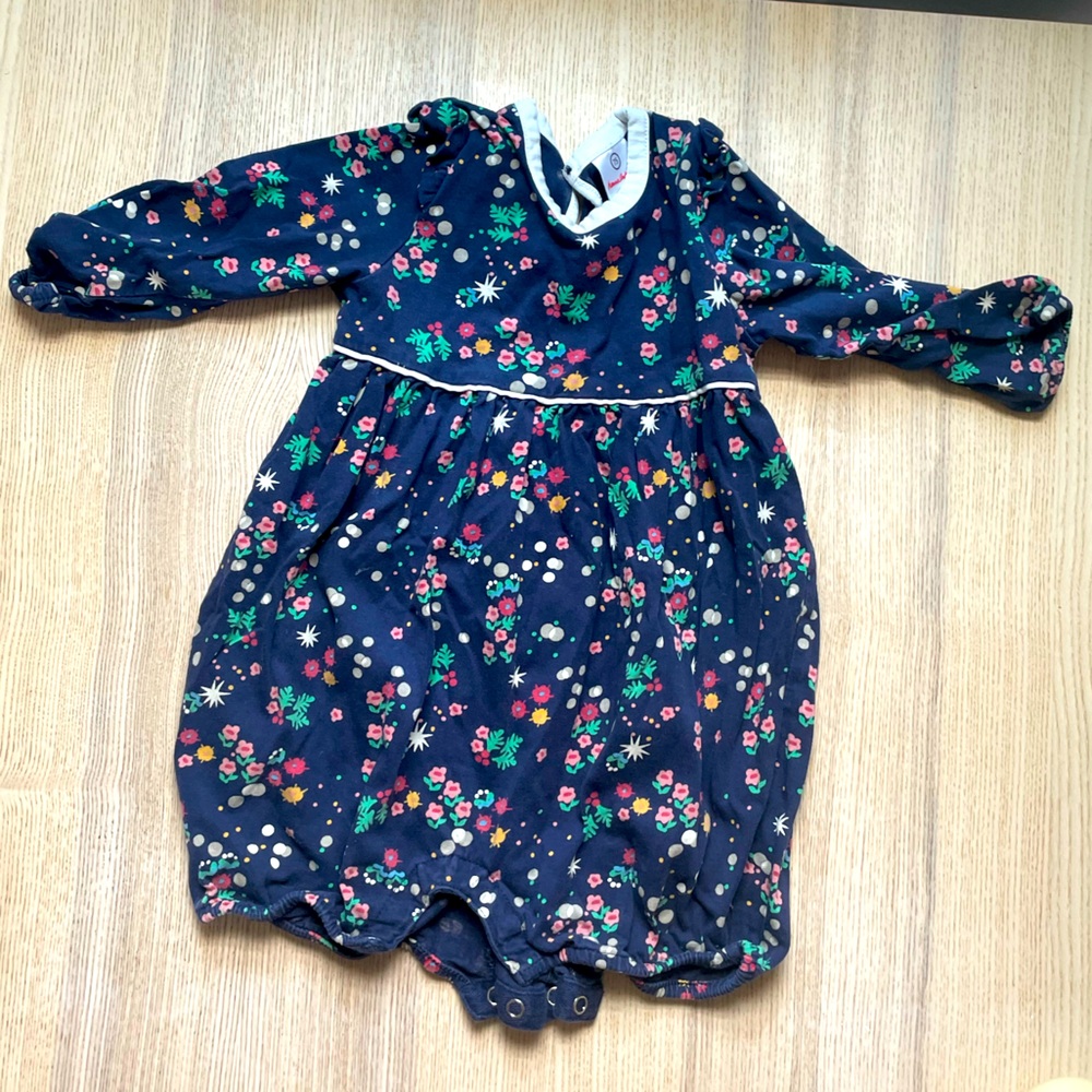 Hanna Andersson 12-18 month bubble romper